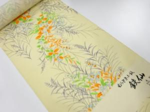 アンティーク　ウール　着尺反物